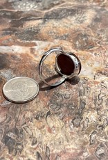 Jewelry - Carnelian Stone Ring .925 Sz8