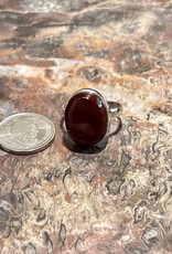 Jewelry - Carnelian Stone Ring .925 Sz8