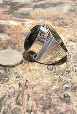 Jewelry - Wide Band Labradorite Ring .925 Sz13