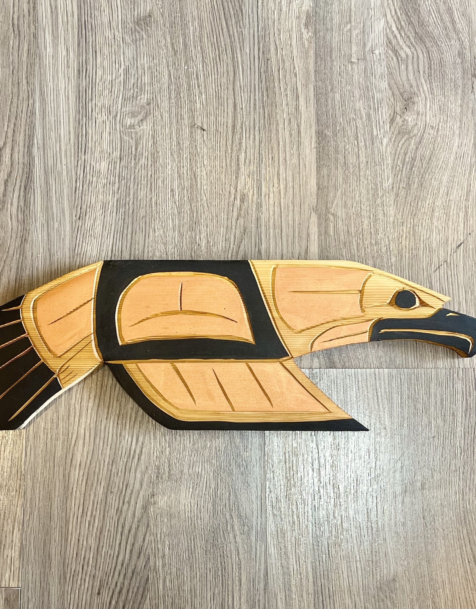 Aboriginal - Eagle Aboriginal Carving by Greg Sylvester