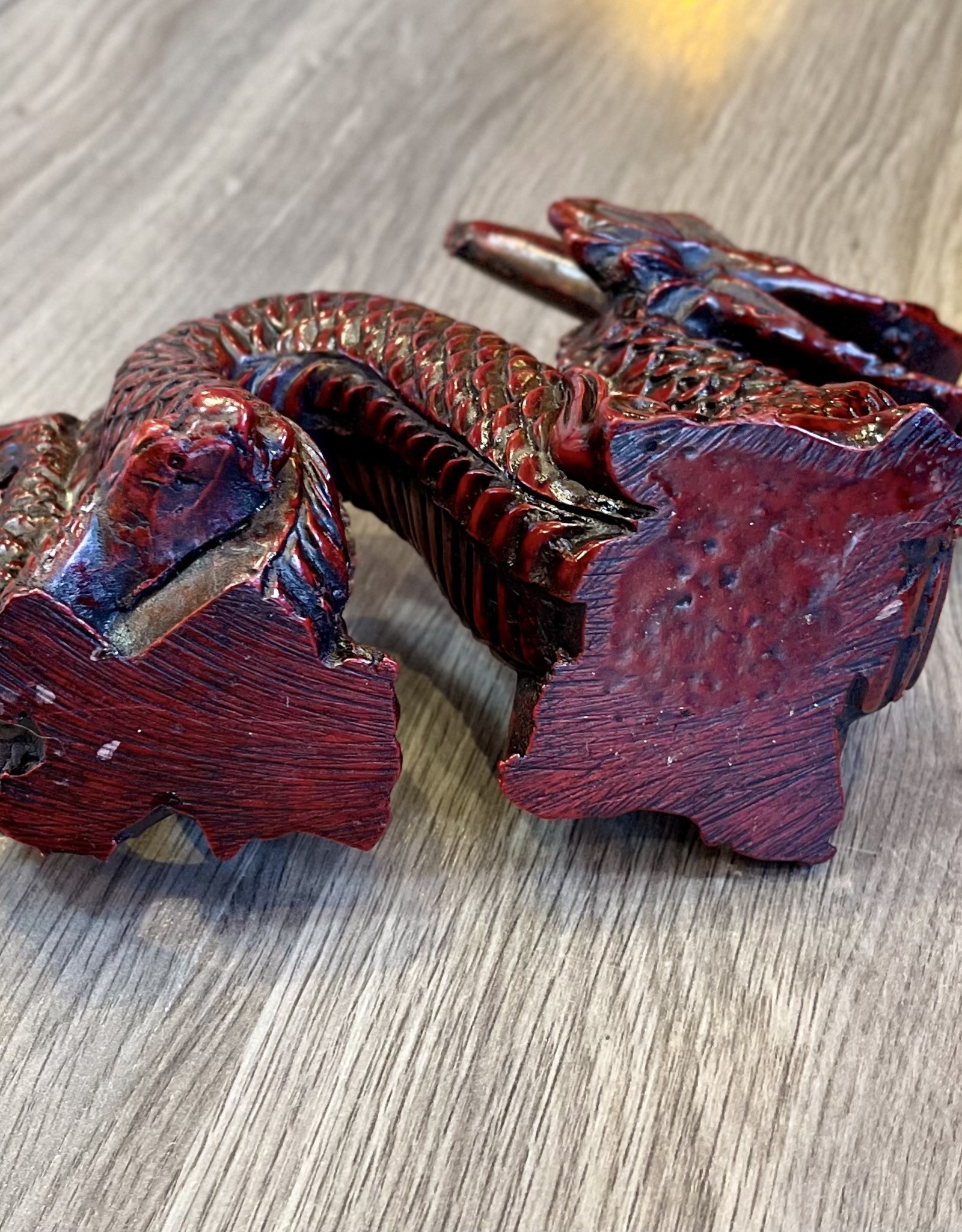 Purple Pigeon Treasures Red Dragon (resin)