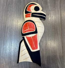 Aboriginal - Aboriginal Eagle Carving by Leo Mitchell