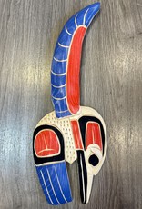 Aboriginal - Aboriginal Hummingbird Carving by Leo Mitchell