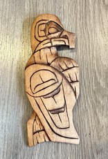 Aboriginal - Aboriginal  Eagle Carving by Keith James