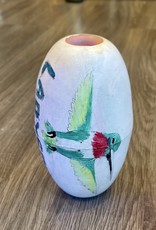 Purple Pigeon Treasures Hand Painted Fishing Float - Hummingbird Ladysmith