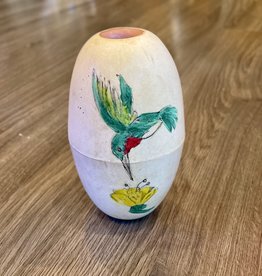 Purple Pigeon Treasures Hand Painted Fishing Float - Hummingbird Ladysmith