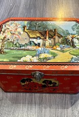 Purple Pigeon Treasures Large RILEY’S of HALIFAX TOFFEE Tin -Rare - Empty Tin