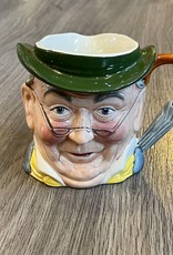 Purple Pigeon Treasures Vintage signed (initial) SYLVAC Handpainted Mr. Pickwick Toby mug (#4432)