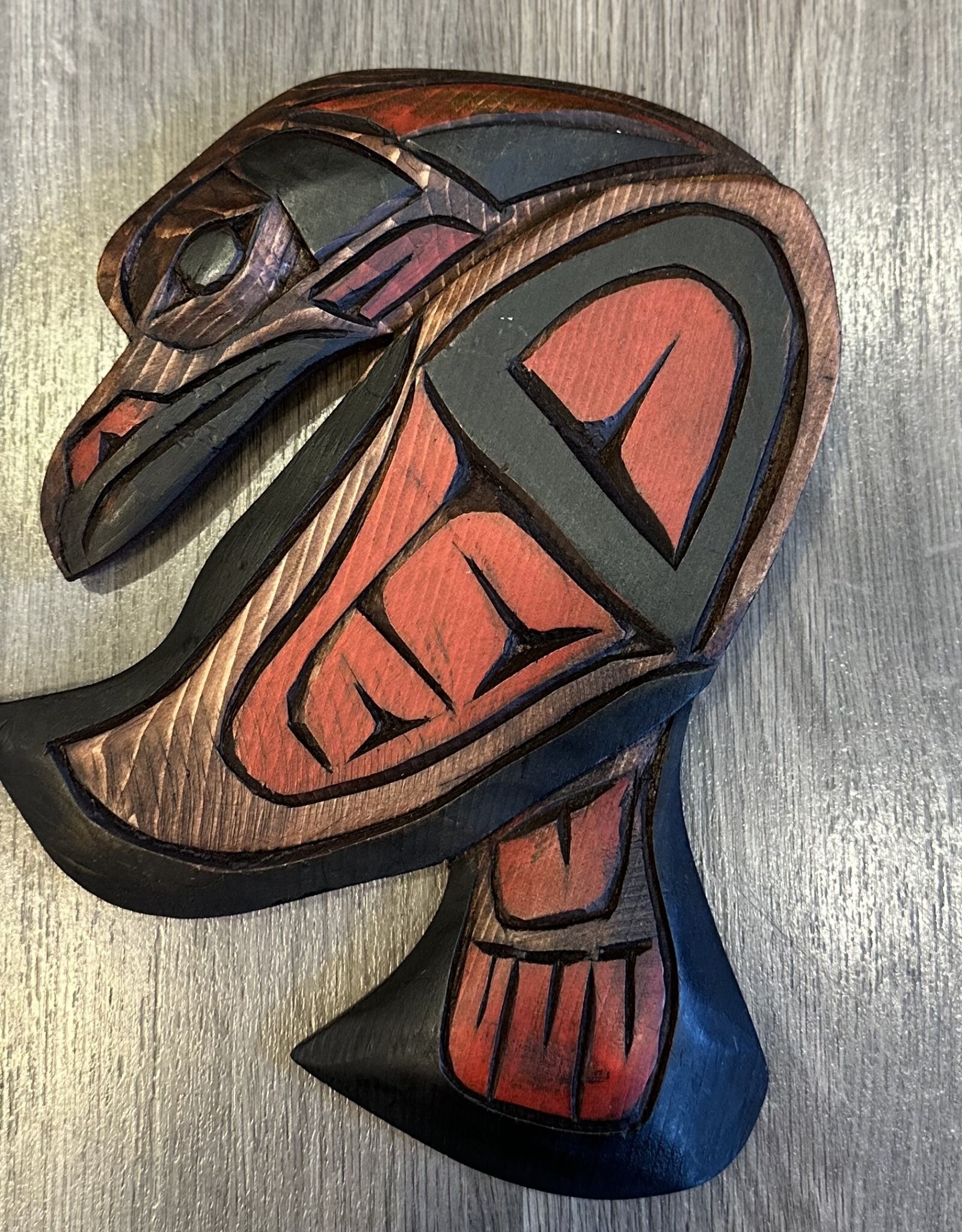 Aboriginal - Raven Carving - Carver: Connie Edwards