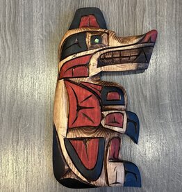 Aboriginal - Bear Carving With Abalone Eye - Carver: Connie Edwards