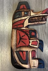 Aboriginal - Bear Carving With Abalone Eye - Carver: Connie Edwards