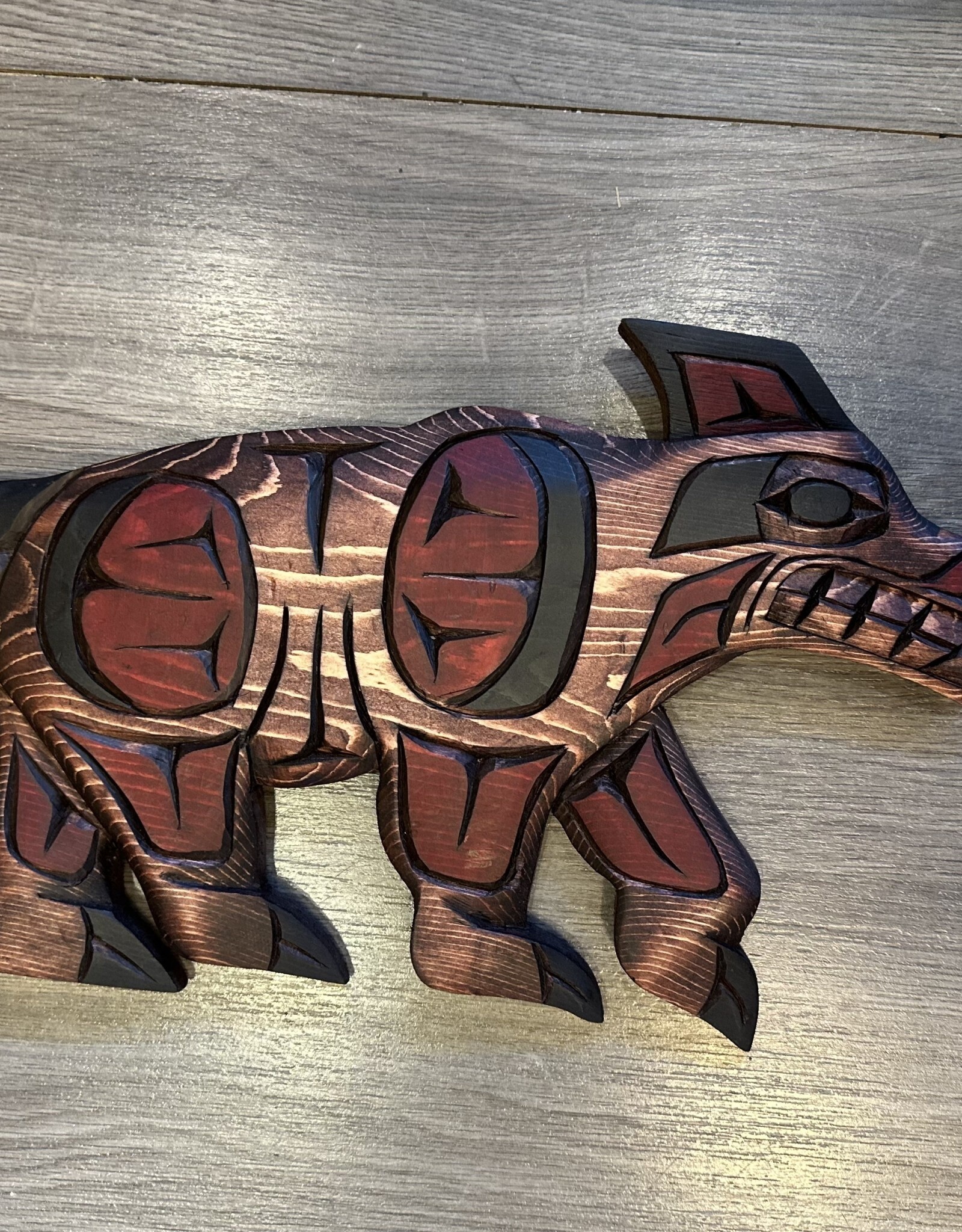 Aboriginal - Walking Bear Carving - Carver: Connie Edwards