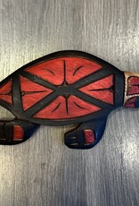 Aboriginal - Turtle Carving with Abalone Eye - Carver: Dora Edwards