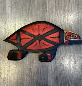 Aboriginal - Turtle Carving with Abalone Eye - Carver: Dora Edwards