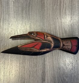 Aboriginal - Hummingbird Carving with Abalone Eye - Carver: Dora Edwards