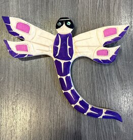 Aboriginal - Dragonfly Carving with Abalone Eye - Carver: Dora Edwards