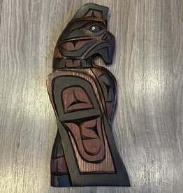 Aboriginal - Thunderbird Carving with Abalone Eye - Carver: Connie Edwards