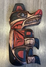 Aboriginal - Bear Carving With Abalone Eye - Carver: Connie Edwards