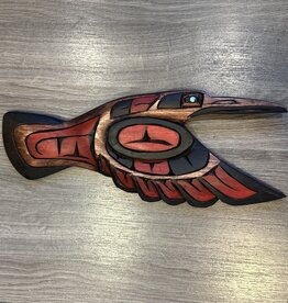 Aboriginal - Hummingbird Carving with Abalone Eye- Carver: Connie Edwards