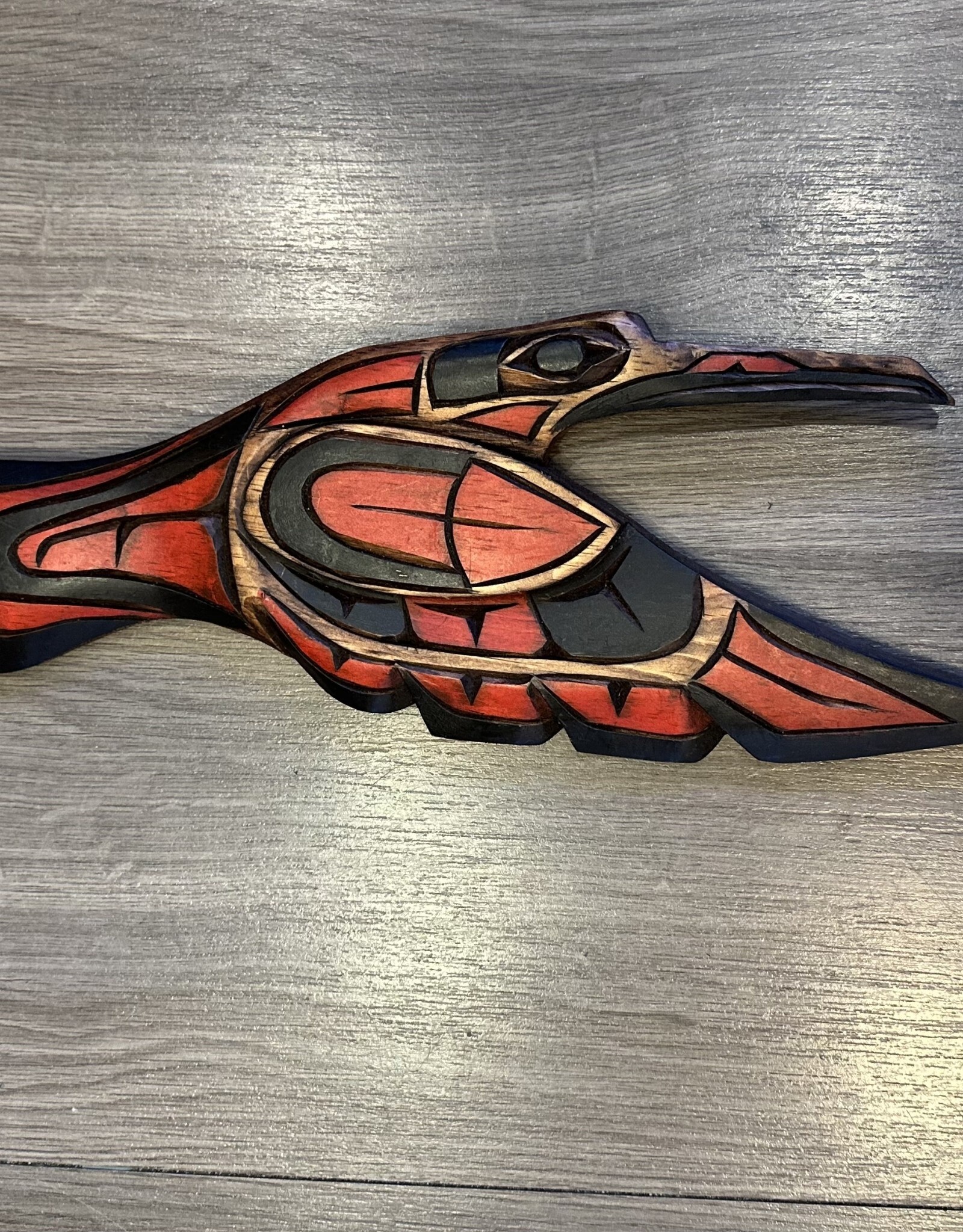 Aboriginal - Hummingbird Carving - Carver: No Signature