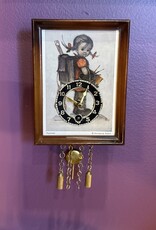 Purple Pigeon Treasures Vintage Hummel Wall Clock - with Key