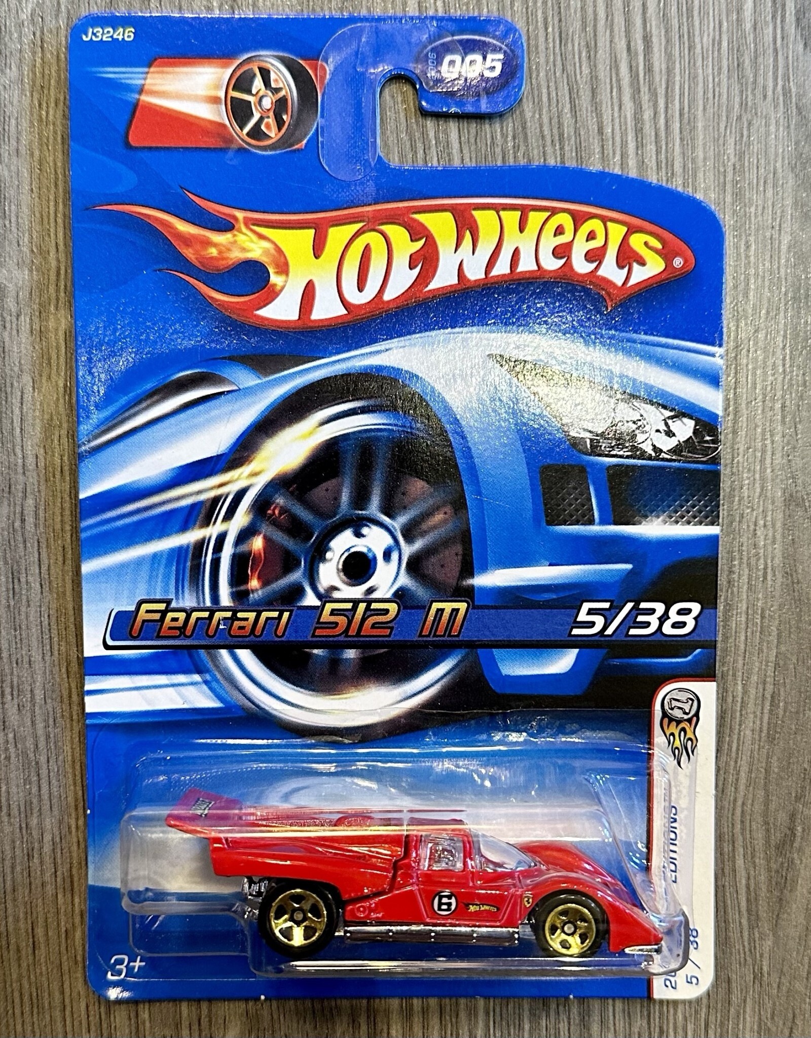 Toys Hot Wheels -2006 First Edition - Ferrari 512 M - Red