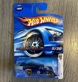 Toys Wheels -2006 First Edition - Ferrari 512 M - Blue