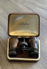 Purple Pigeon Treasures Antique R.S. Neumann Opera/Racetrack Leather Clad Adjustable Binoculars