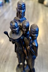 African - Hand Carved African Family