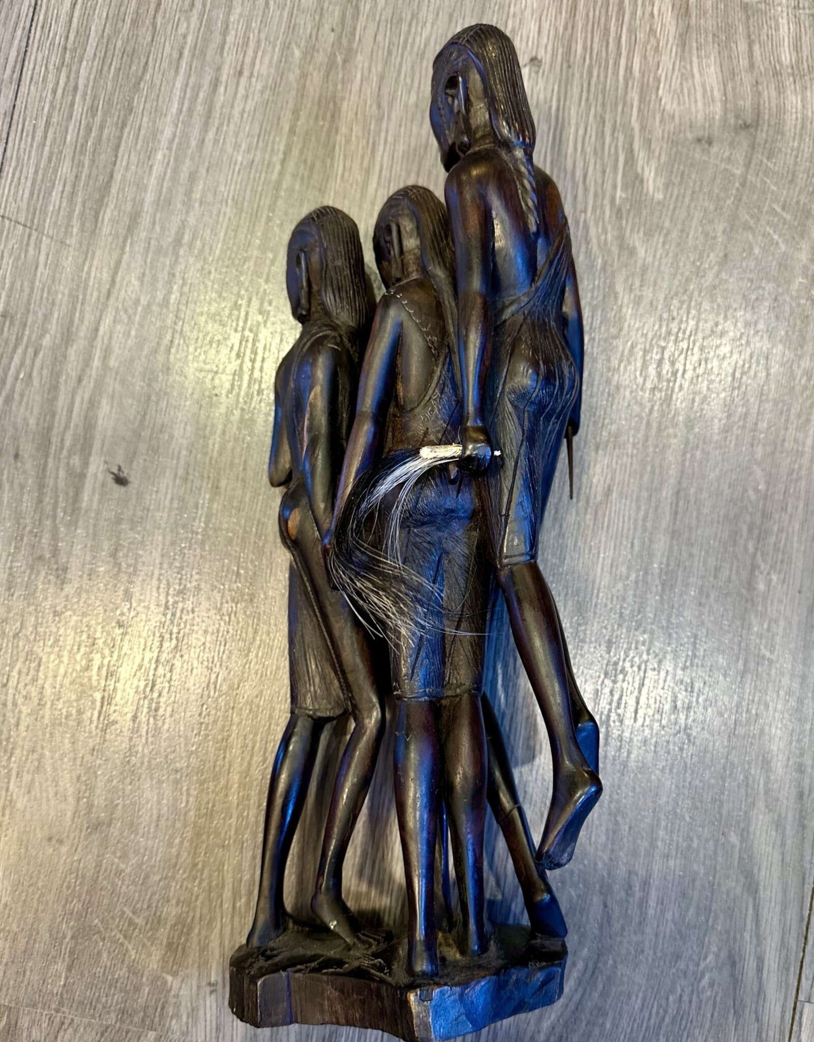 African - Hand Carved African Family