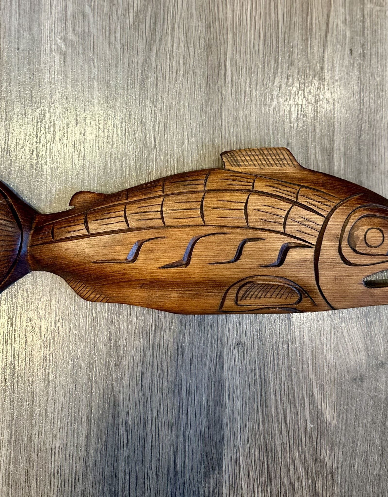 Aboriginal - Salmon Carving - Carver: George Price