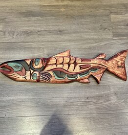 Aboriginal - Salmon Carving - Carver: Donnie Sampson