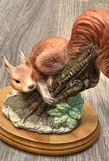 Purple Pigeon Treasures Squirrel Figurine - The Wildlife Collection by Bob Hersey