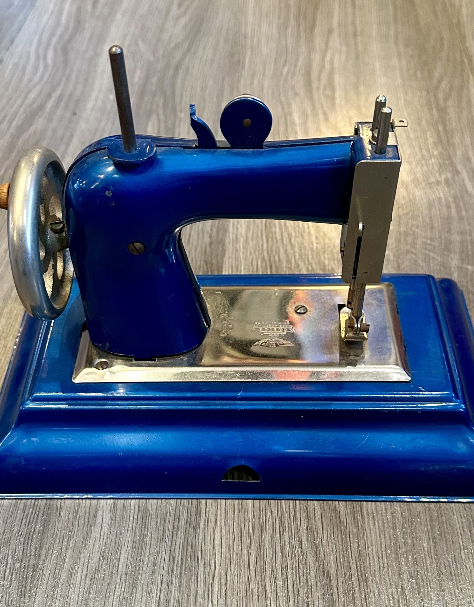 Purple Pigeon Treasures Vintage Casige Hand Crank Chain Stitch Sewing Machine - German Made Childs Toy