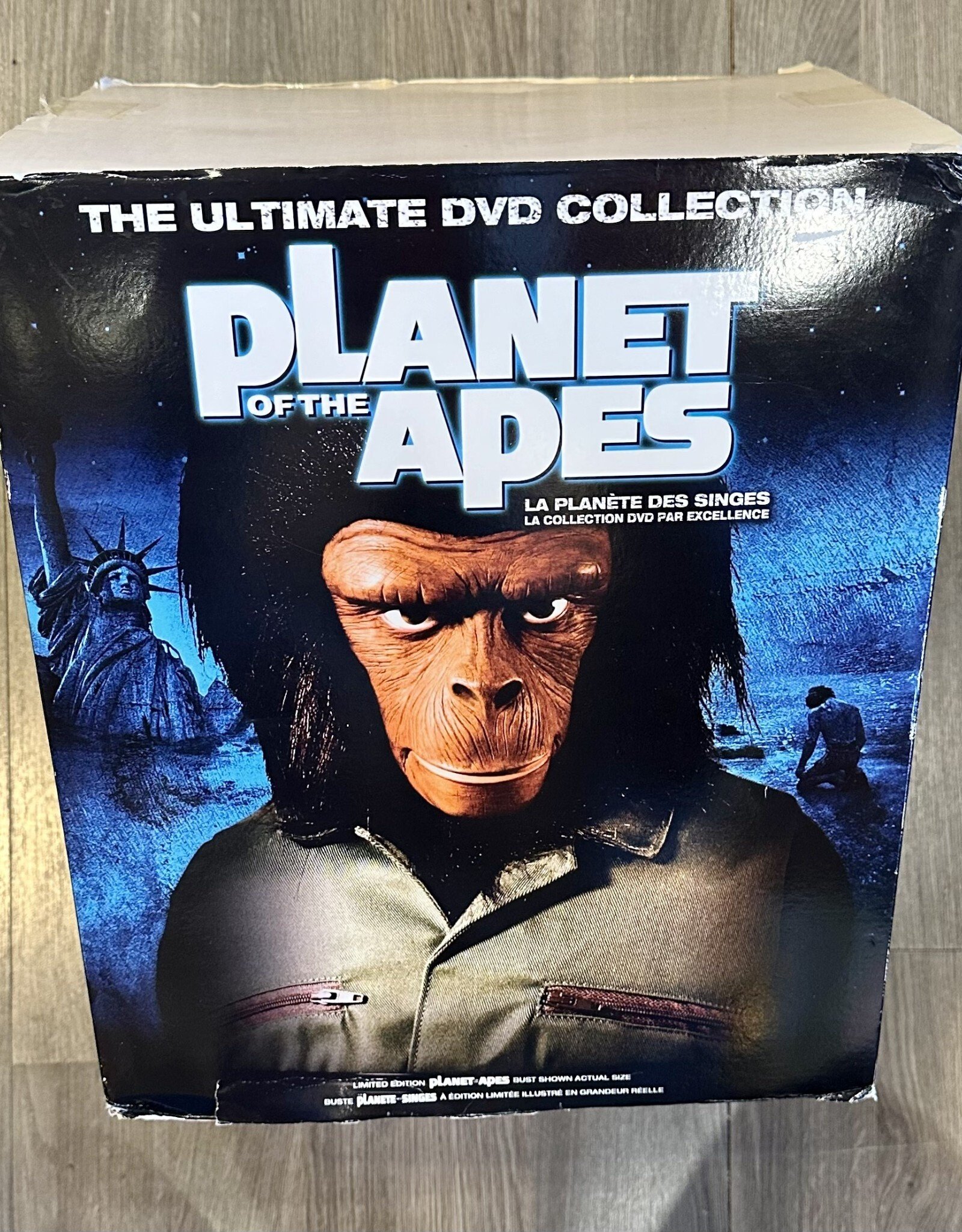 Purple Pigeon Treasures The Ultimate DVD Collection Planet of the Apes with  Limited Edition Cesar  Bust