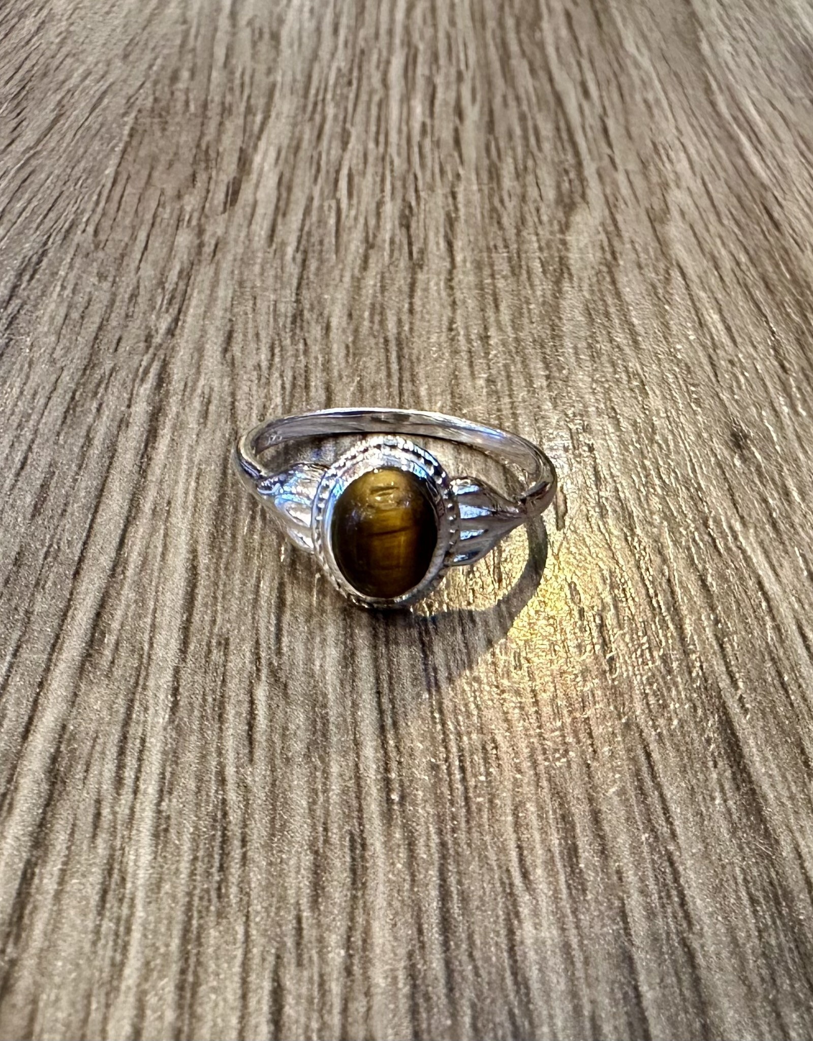 Jewelry - Tigers Eye Ring .925 Sz9