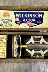 Purple Pigeon Treasures Vintage Wilkinson Empire Model Safety Razor in Wooden Box