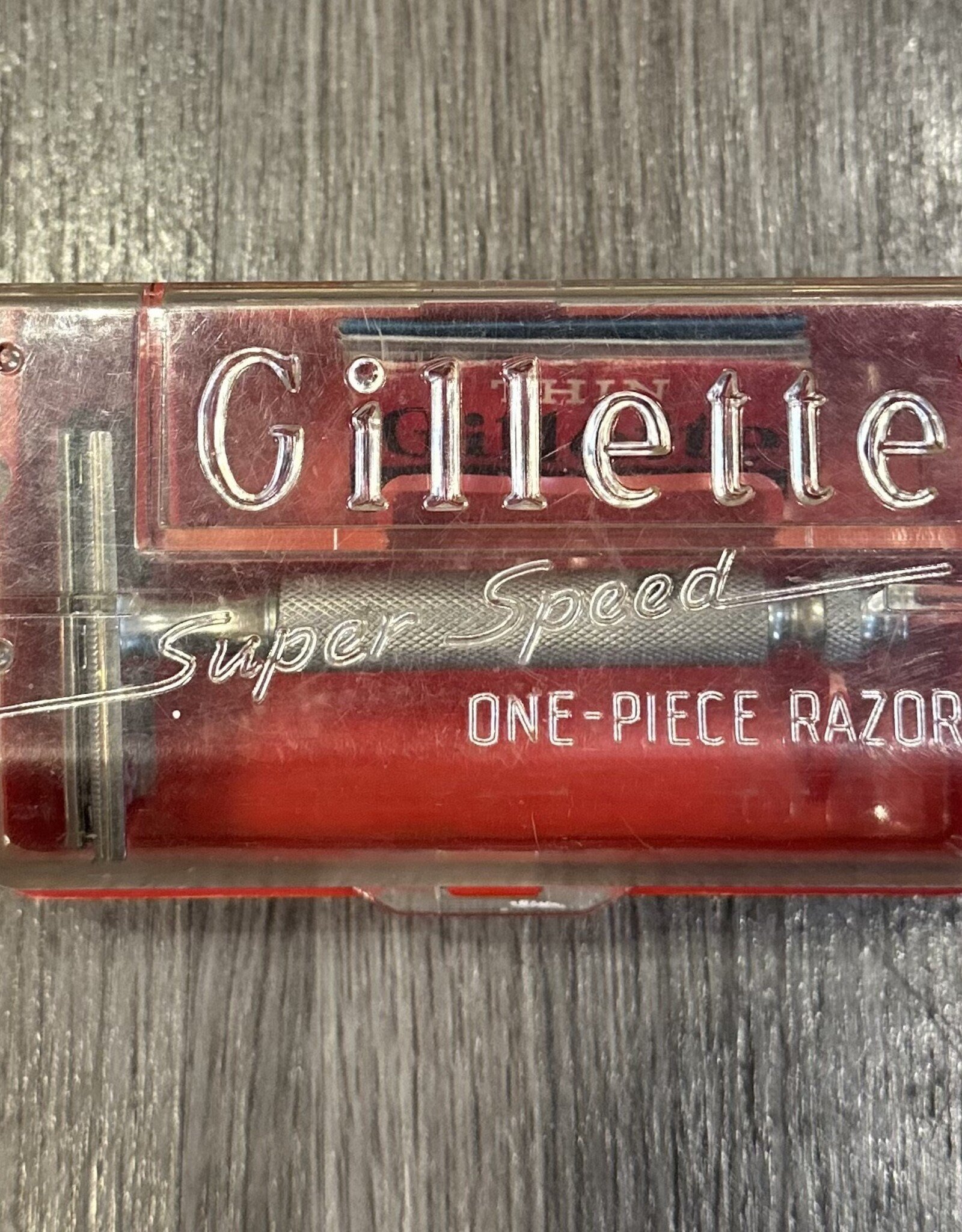 Purple Pigeon Treasures Gillette Super Speed One-Piece Razor