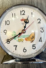 Purple Pigeon Treasures Vintage Animated Pecking Chicken Alarm Clock