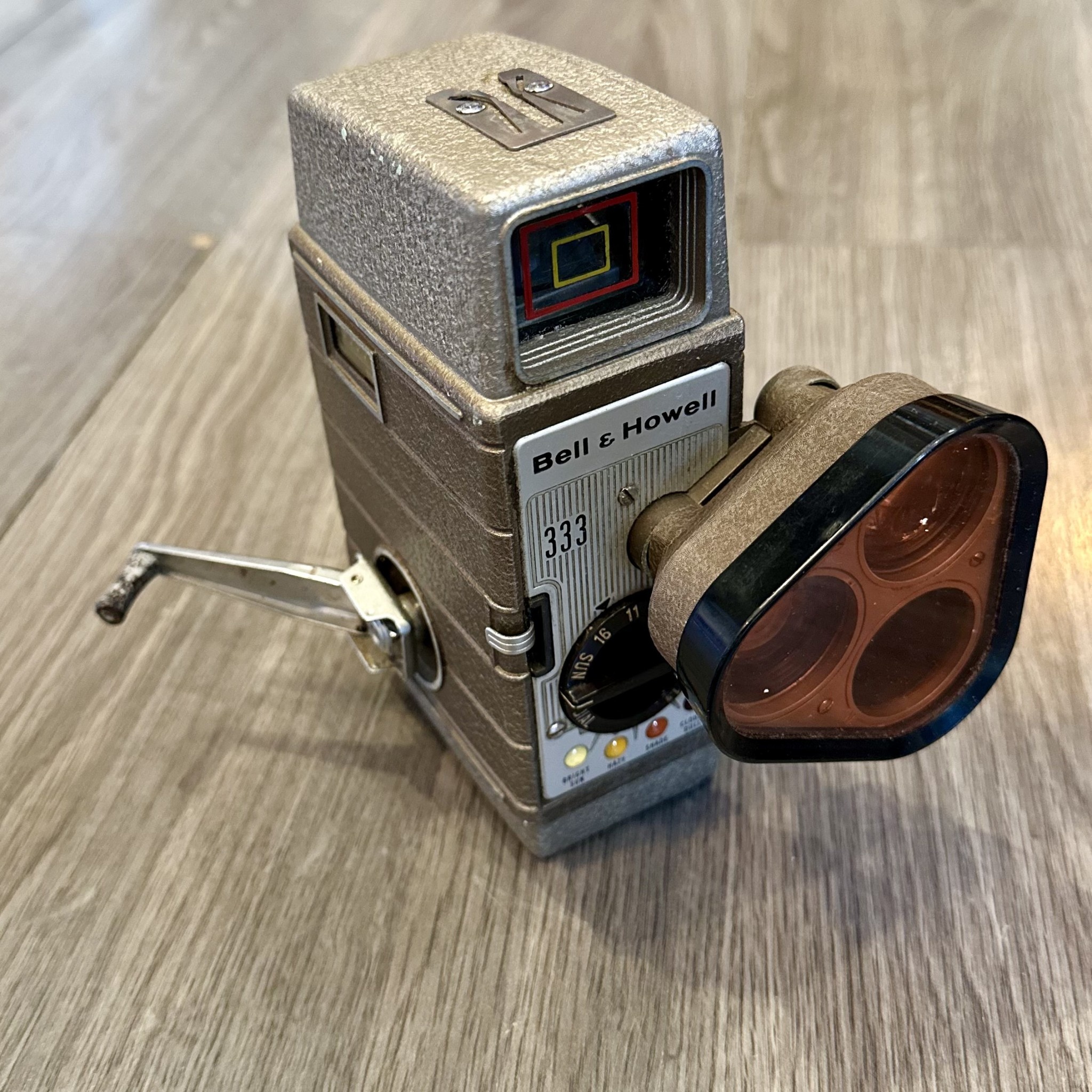 Vintage Bell & Howell 333 8mm Movie Camera - Purple Pigeon