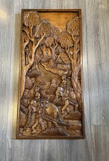 African - Wooden Wall Carving from Tanzania 1970’s