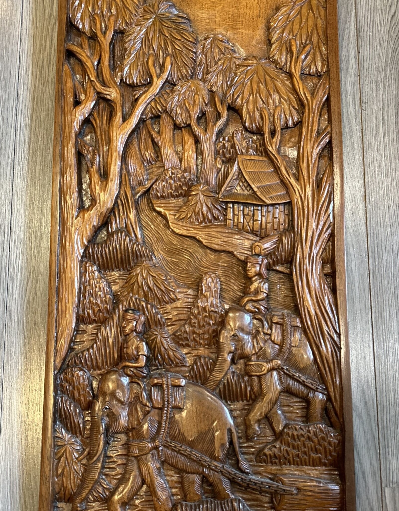 African - Wooden Wall Carving from Tanzania 1970’s