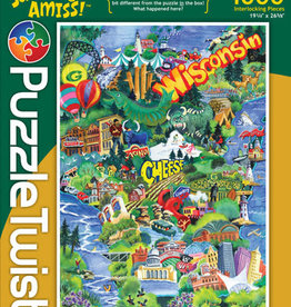 Something's Amiss Wisconsin Spirit 1,000 Piece Puzzle Twist