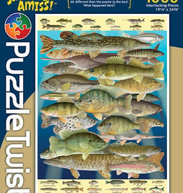 Something's Amiss Fish Frenzy Lake 1,000 Piece Puzzle Twist