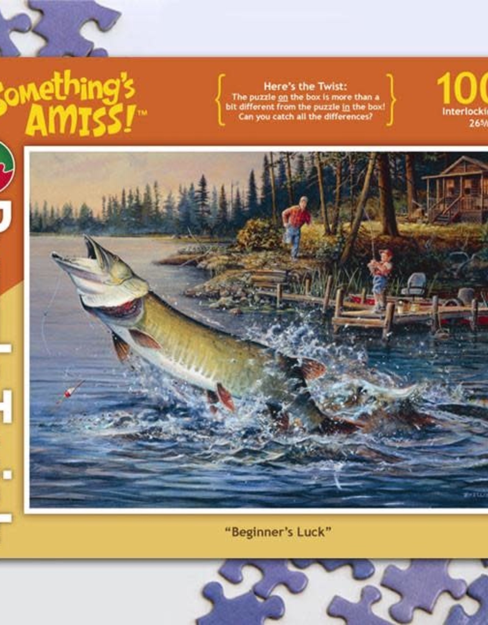 Something's Amiss Beginner's Luck 1,000 Piece Puzzle Twist