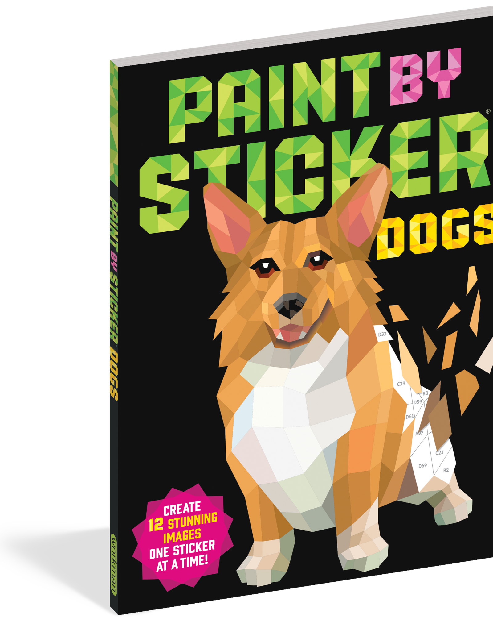 Workman Publishing Paint by Sticker Dogs Paperback