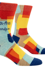 Blue Q Cool A** Grandpa Men's Crew Socks