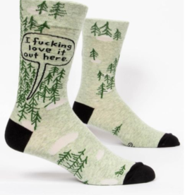 Blue Q F***ing Love It Out Here Men's Socks