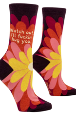 Blue Q I'll F***in Hug You Crew Socks