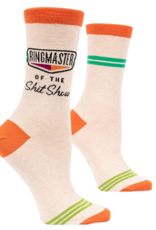 Blue Q Ringmaster S**show Crew Socks